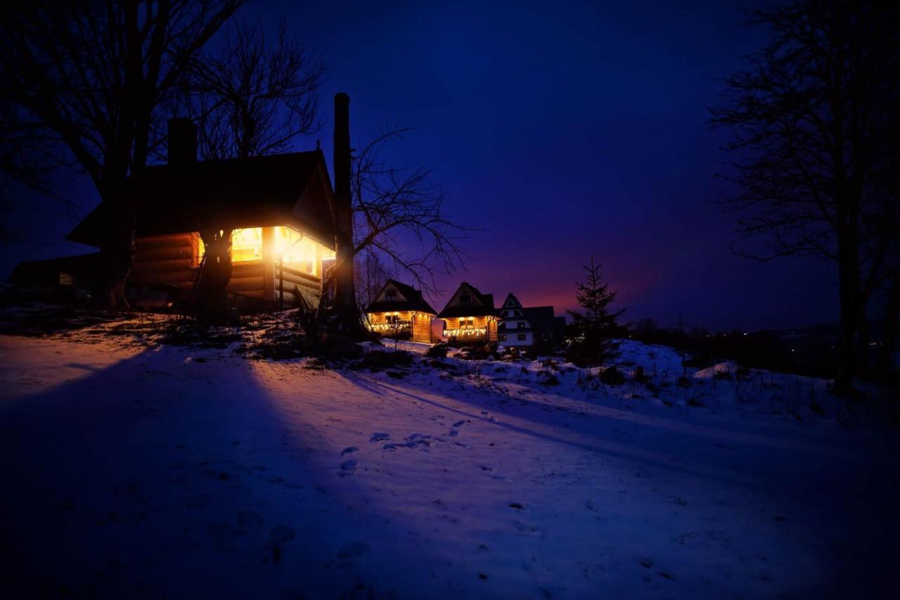 Domki Widokowe Wooden Luxury Chalet & Jacuzzi Zab Exterior photo