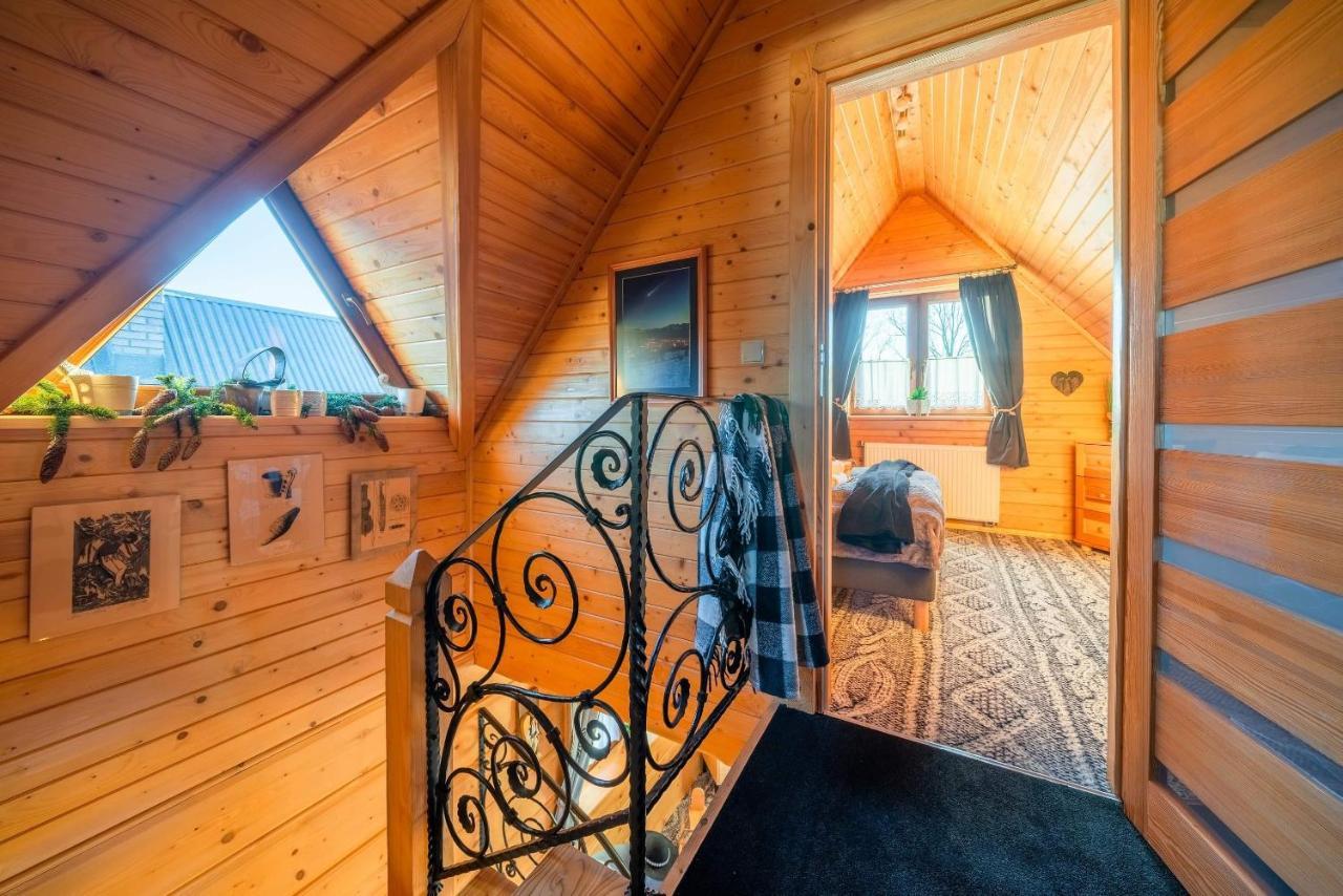 Domki Widokowe Wooden Luxury Chalet & Jacuzzi Zab Exterior photo