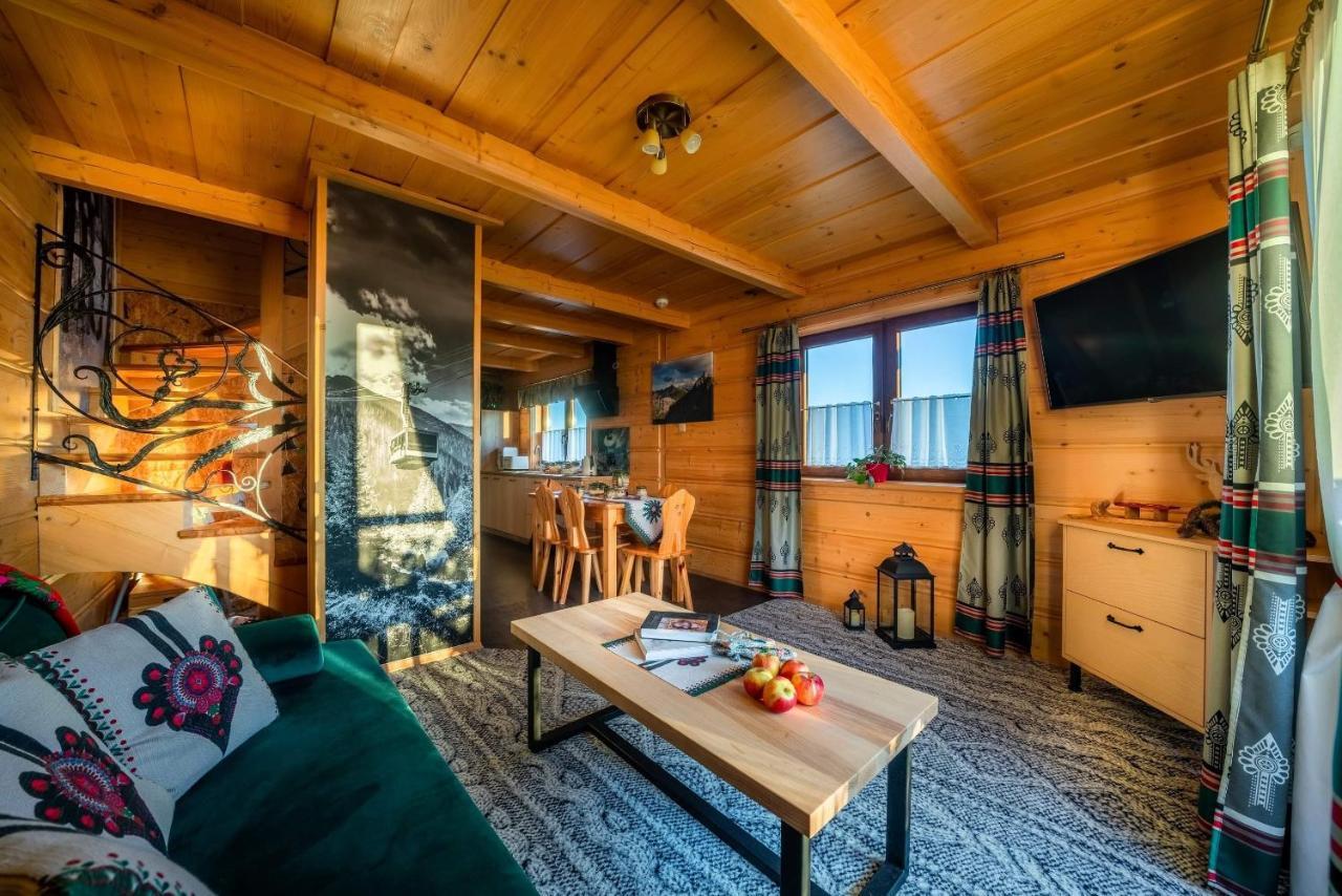 Domki Widokowe Wooden Luxury Chalet & Jacuzzi Zab Exterior photo