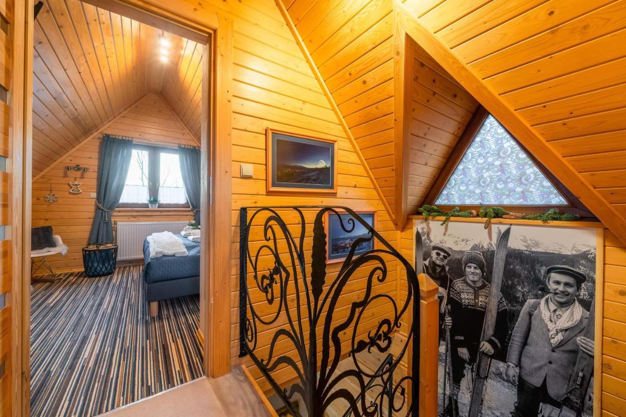 Domki Widokowe Wooden Luxury Chalet & Jacuzzi Zab Exterior photo
