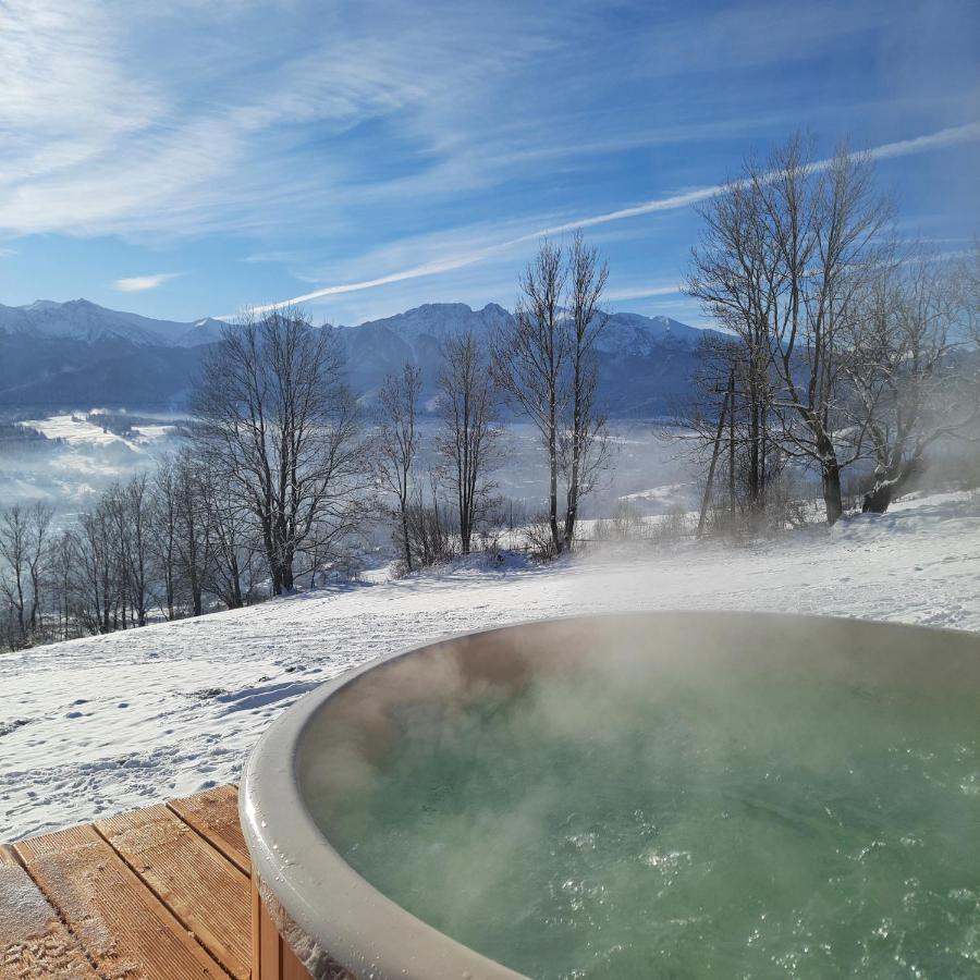 Domki Widokowe Wooden Luxury Chalet & Jacuzzi Zab Exterior photo
