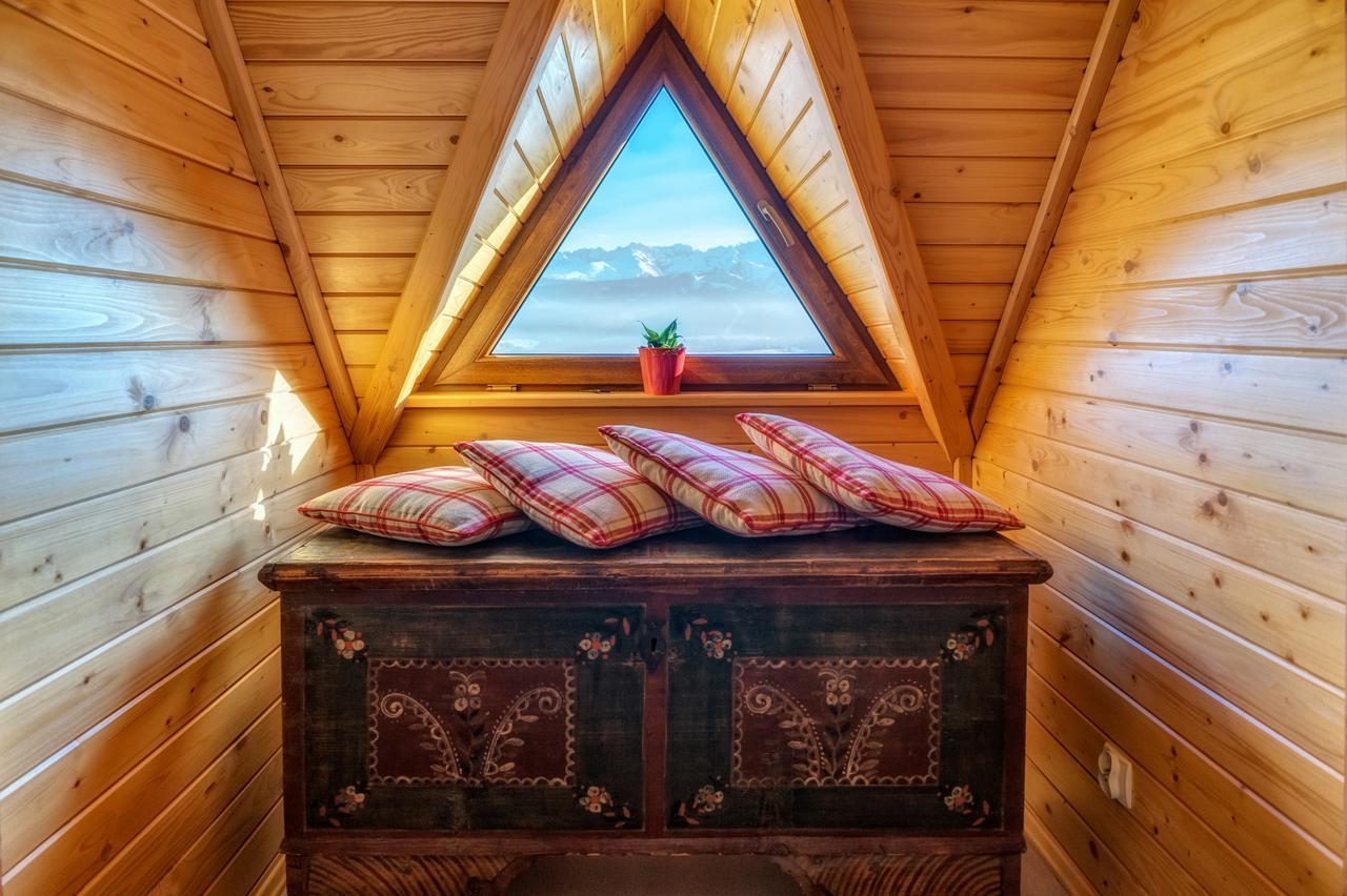 Domki Widokowe Wooden Luxury Chalet & Jacuzzi Zab Exterior photo